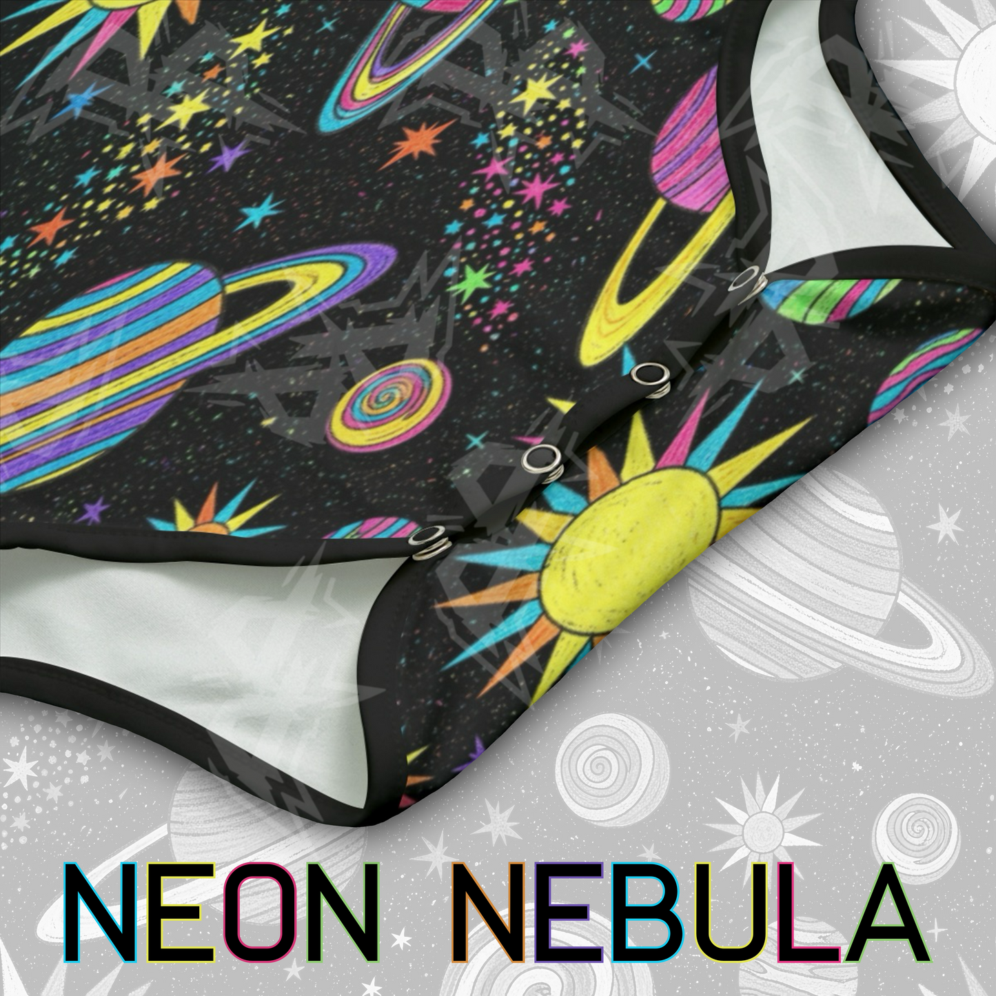 Neon Nebula Onesie