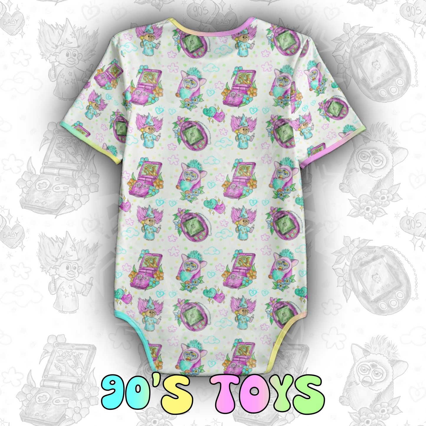 90’s Toys Onesie