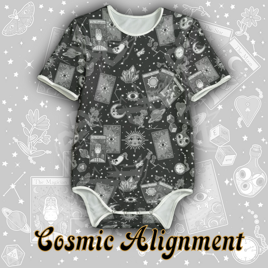 Cosmic Alignment Onesie | Monochrome