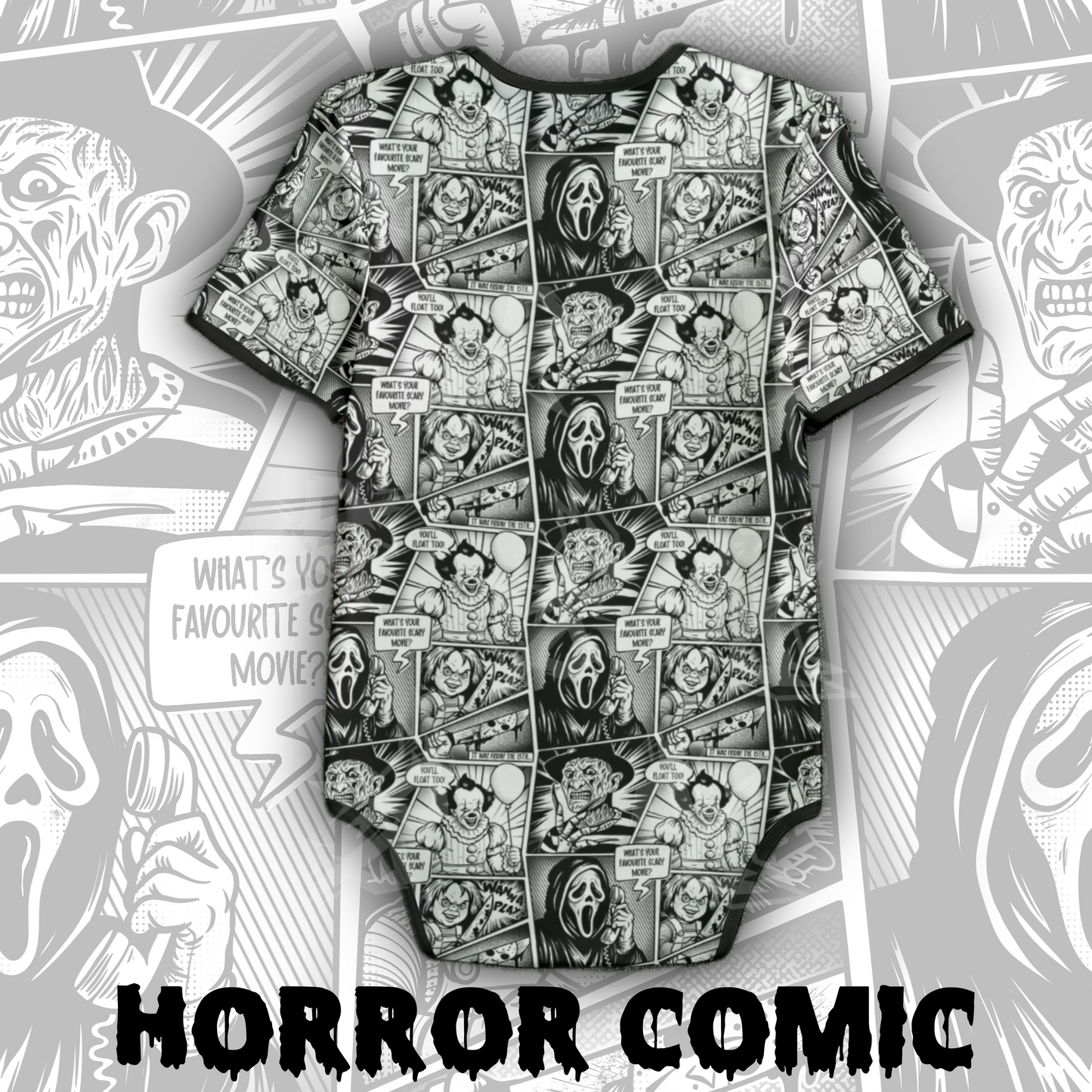 Horror Comic Onesie