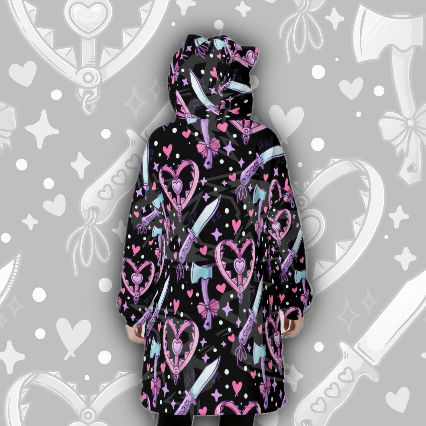Coquette Weapons Hooded Blanket