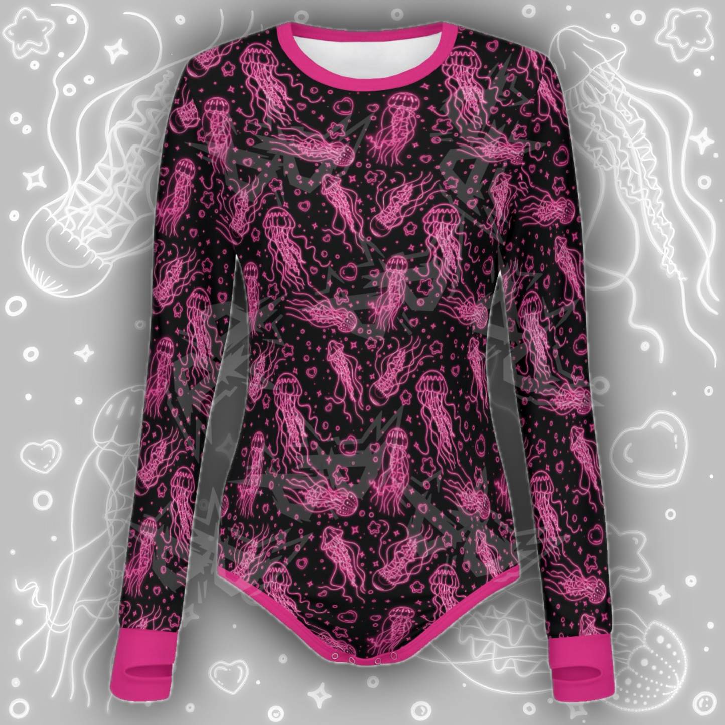Pink Jellies L/S Onesie
