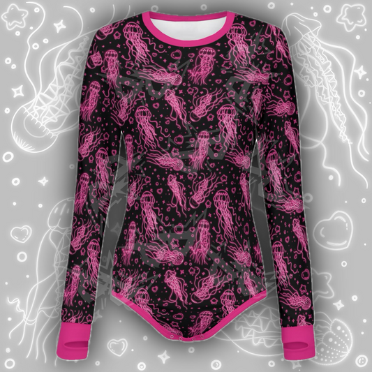 Pink Jellies L/S Onesie