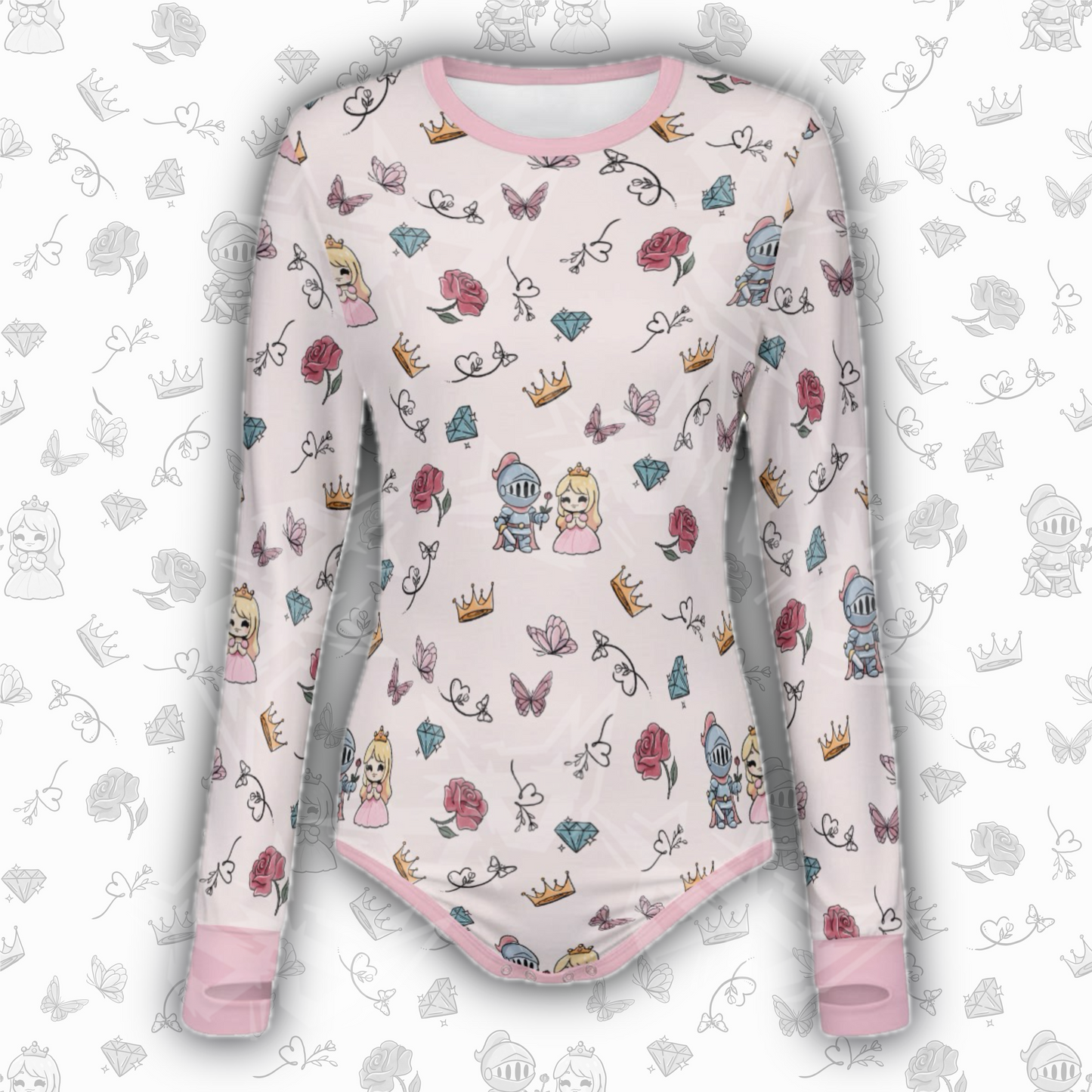 Pretty Princess L/S Onesie