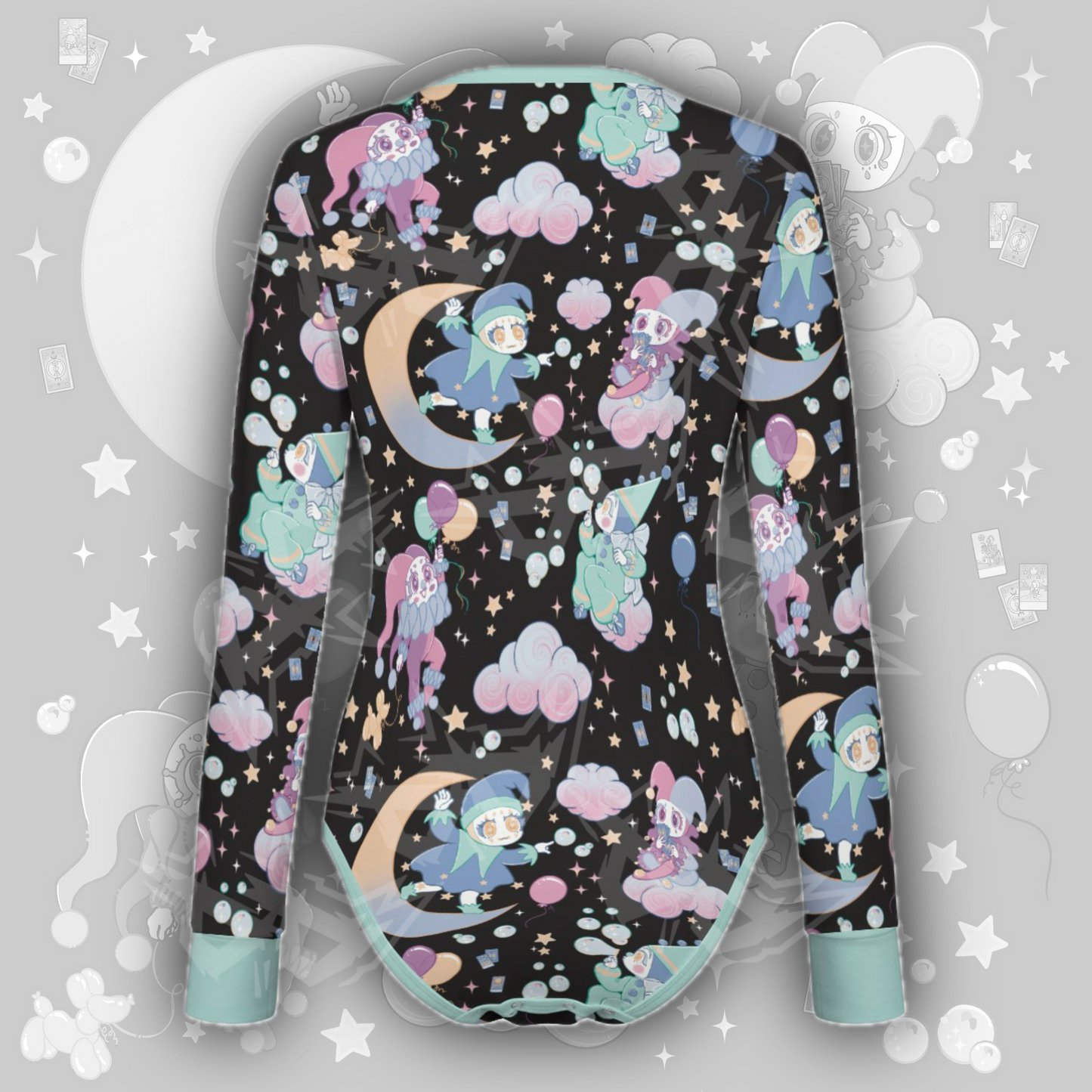 Cosmic Clowns L/S Onesie