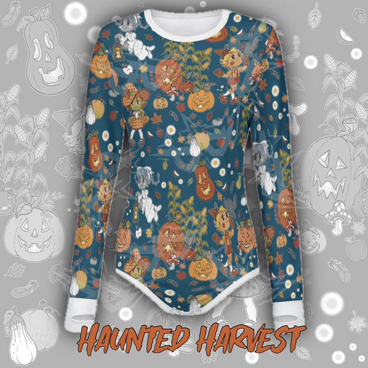 Haunted Harvest L/S Onesie