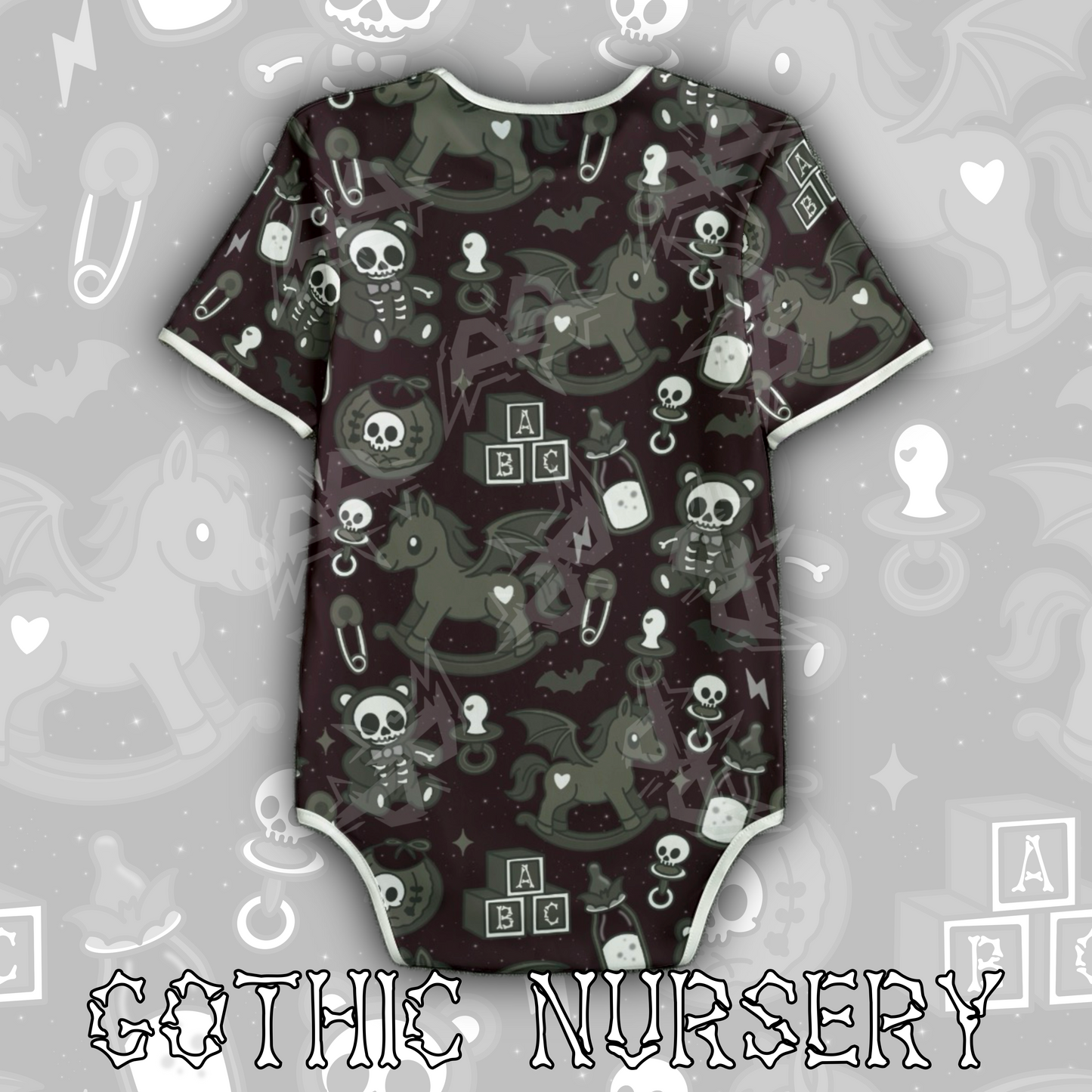 Gothic Nursery Onesie