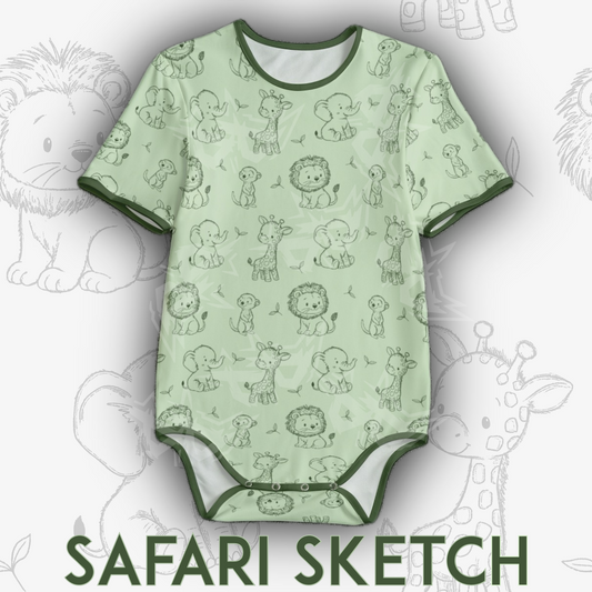Safari Sketch Onesie