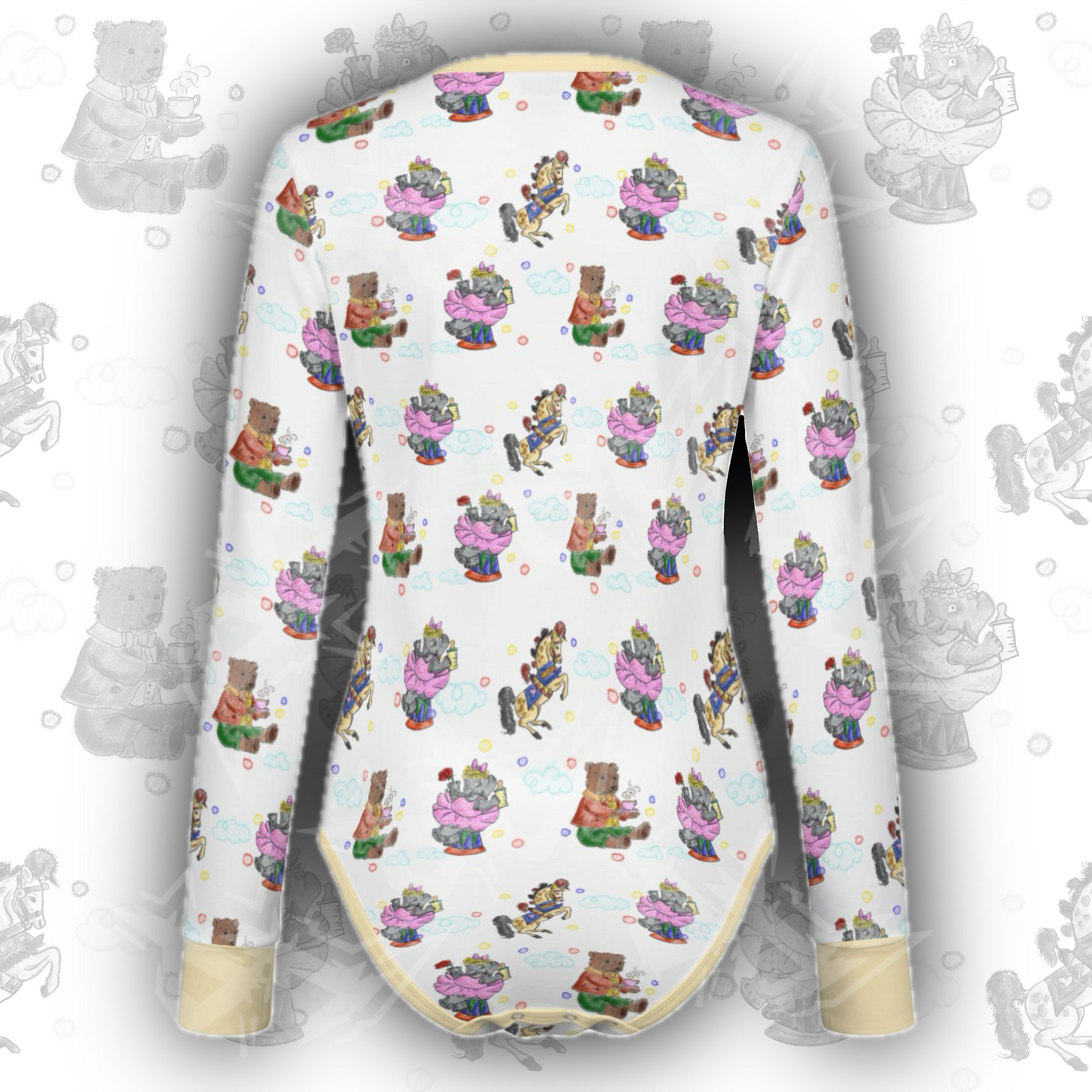 Vintage Toy L/S Onesie