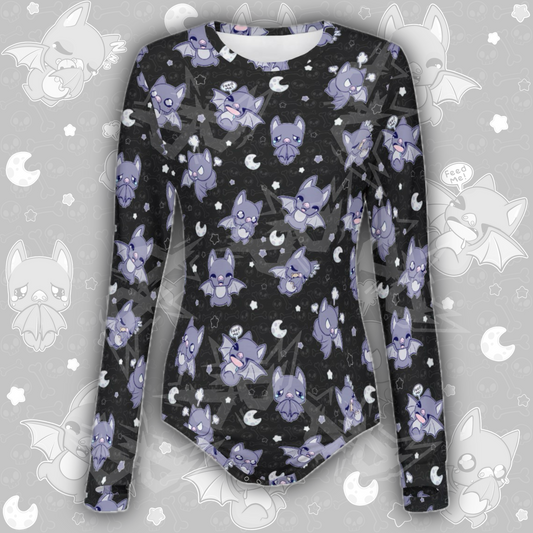 Communication Bats L/S Onesie