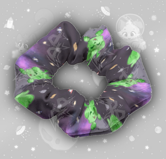 Puppies in Space Scrunchie
