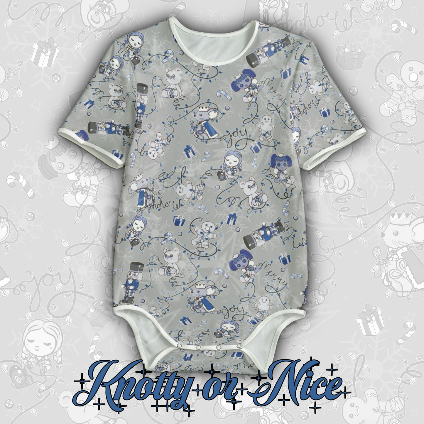 Knotty or Nice Onesie | Grey