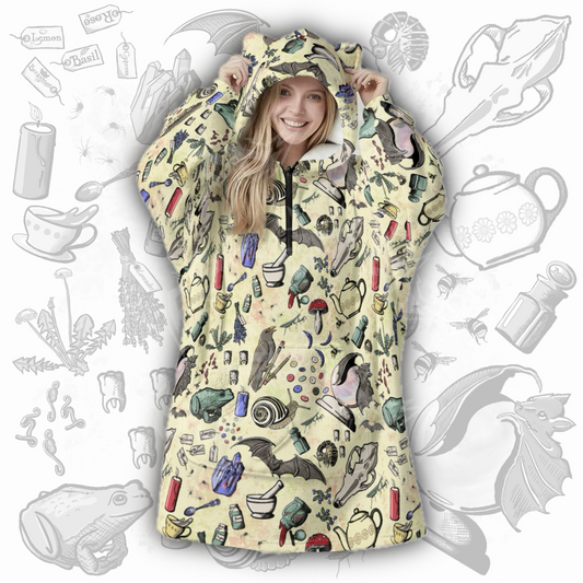 The Apothecary’s Attic Hooded Blanket