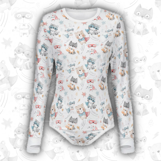 Super Animals L/S Onesie