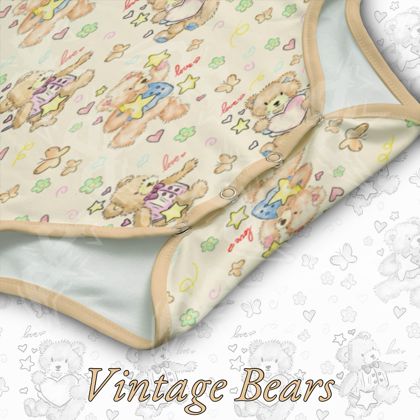 Vintage Bears Onesie