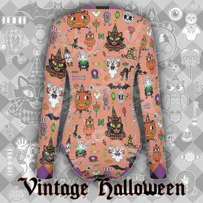 Vintage Halloween L/S Onesie