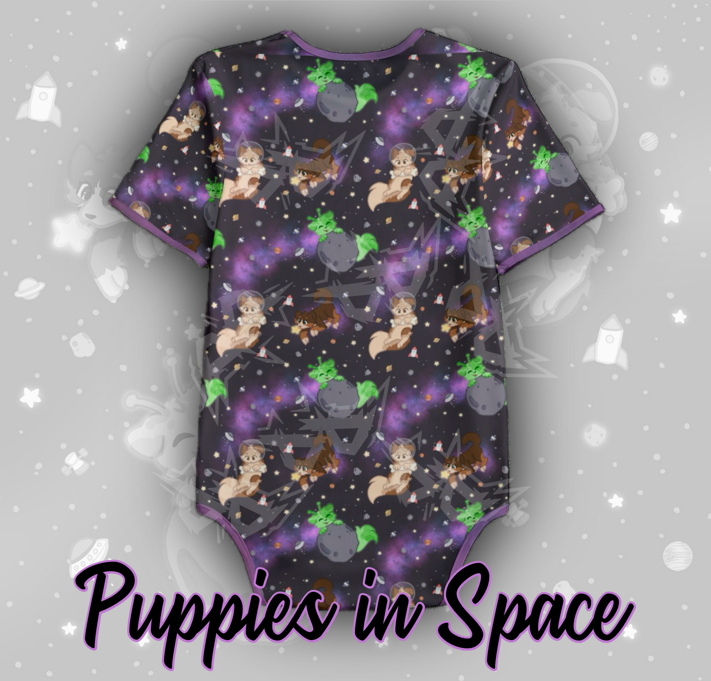 Puppies in Space Onesie