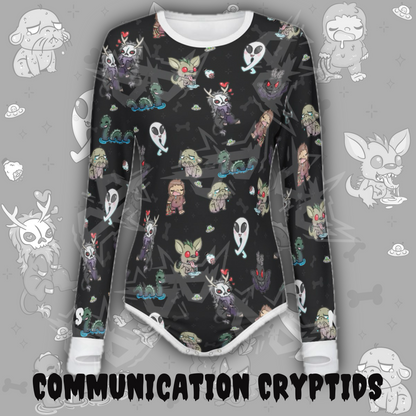 Communication Cryptid L/S Onesie