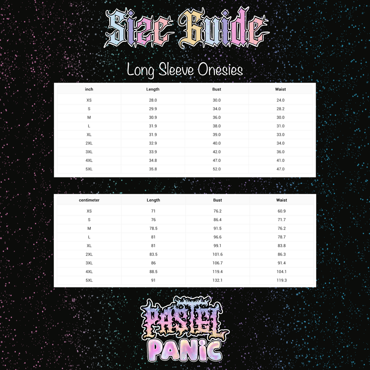 Pastel Panic L/S Onesie