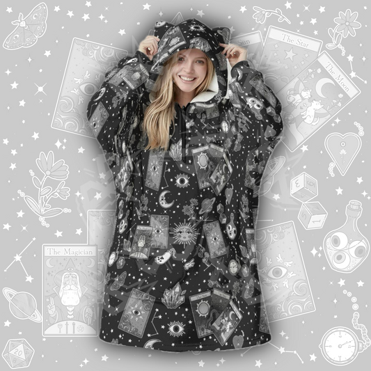 Cosmic Alignment Hooded Blanket