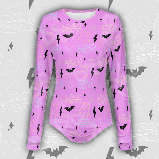 Solidarity L/S Onesie | Pink