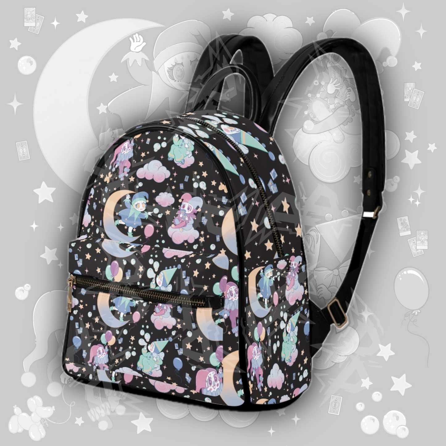 Cosmic Clowns Mini Backpack (B)