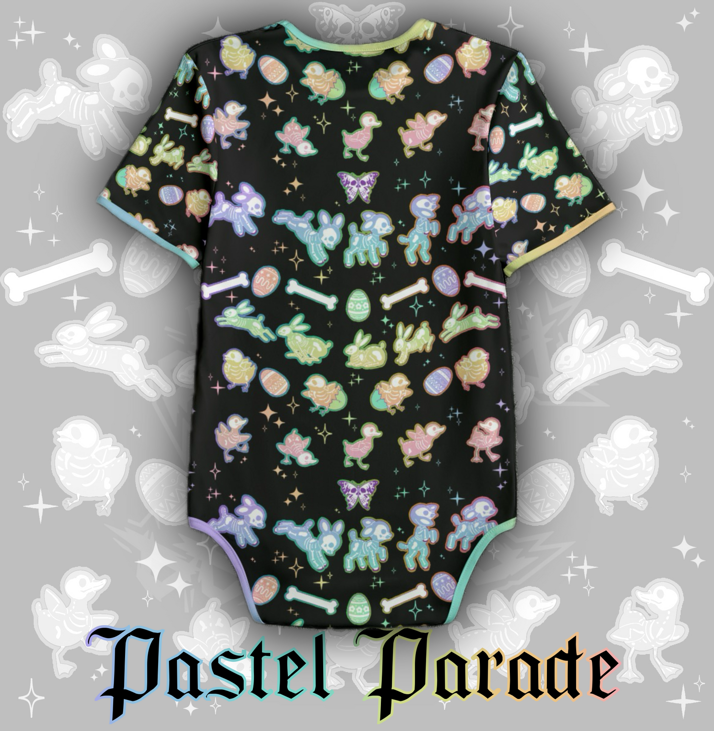 Pastel Parade Onesie | Black