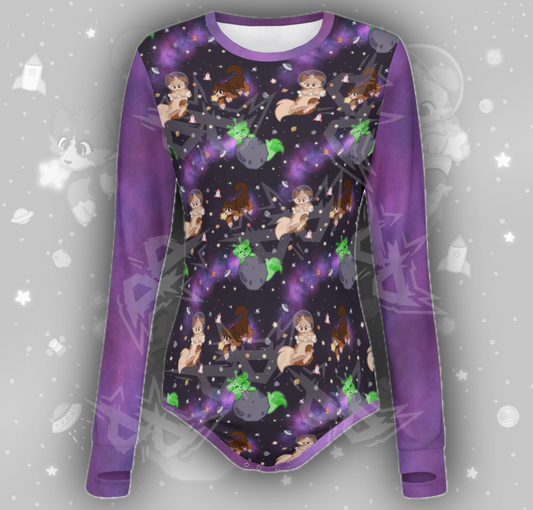 Puppies in Space L/S Onesie